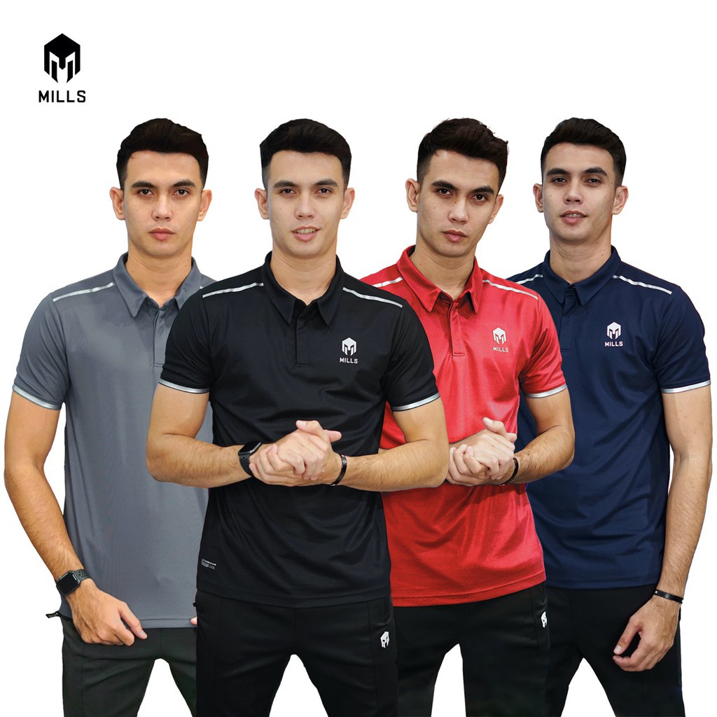 MILLS Polo Shirt Sport Style Revenge 17003 Original