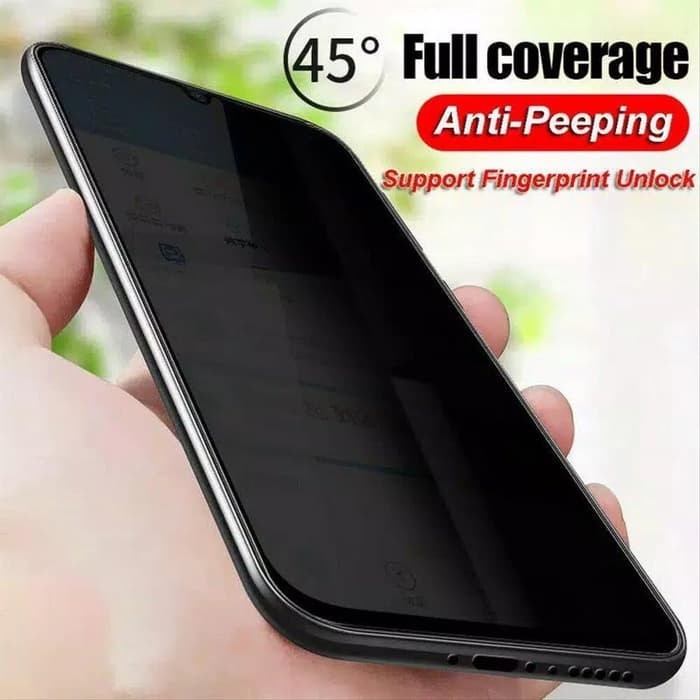 REALME 6/6I/6S/6 PRO/5/5I/5S/5 PRO/3/3I/3 PRO Tempered Glass Anti-Spy