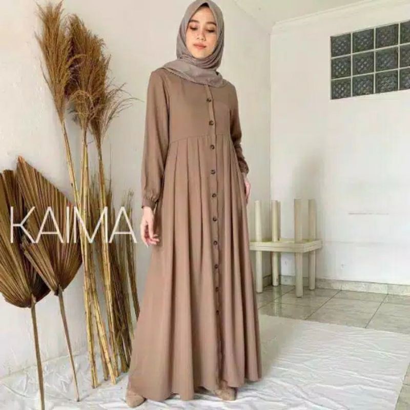 GAMIS RINJANI KAIMA MOSCREPE PREMIUM