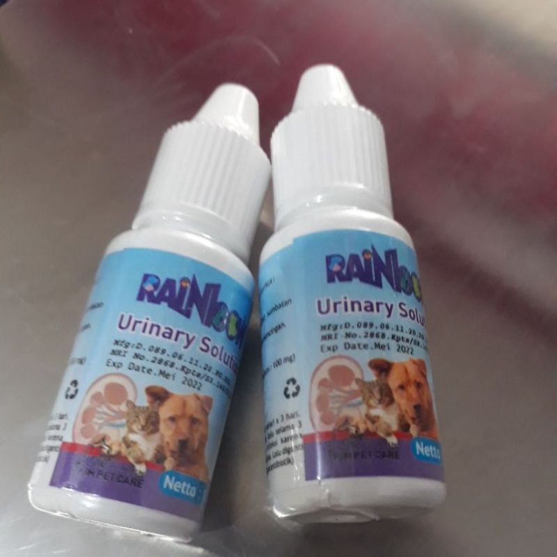 Obat saluran kecing kucing anjing rainbow urinary solution 10ml