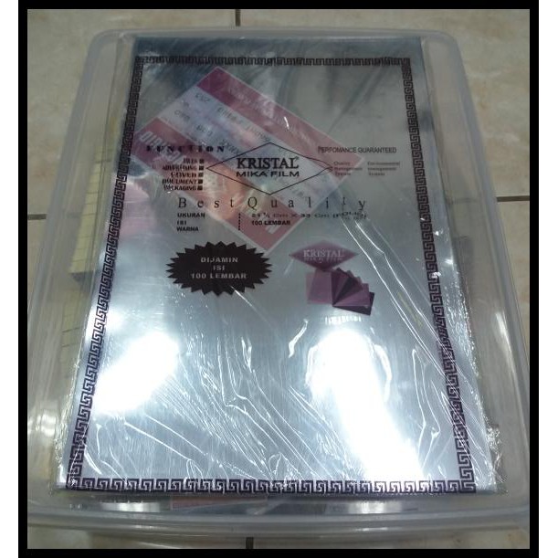 

Plastik Mika Jilid F4 / Cover Mika Jilid F4 Murah