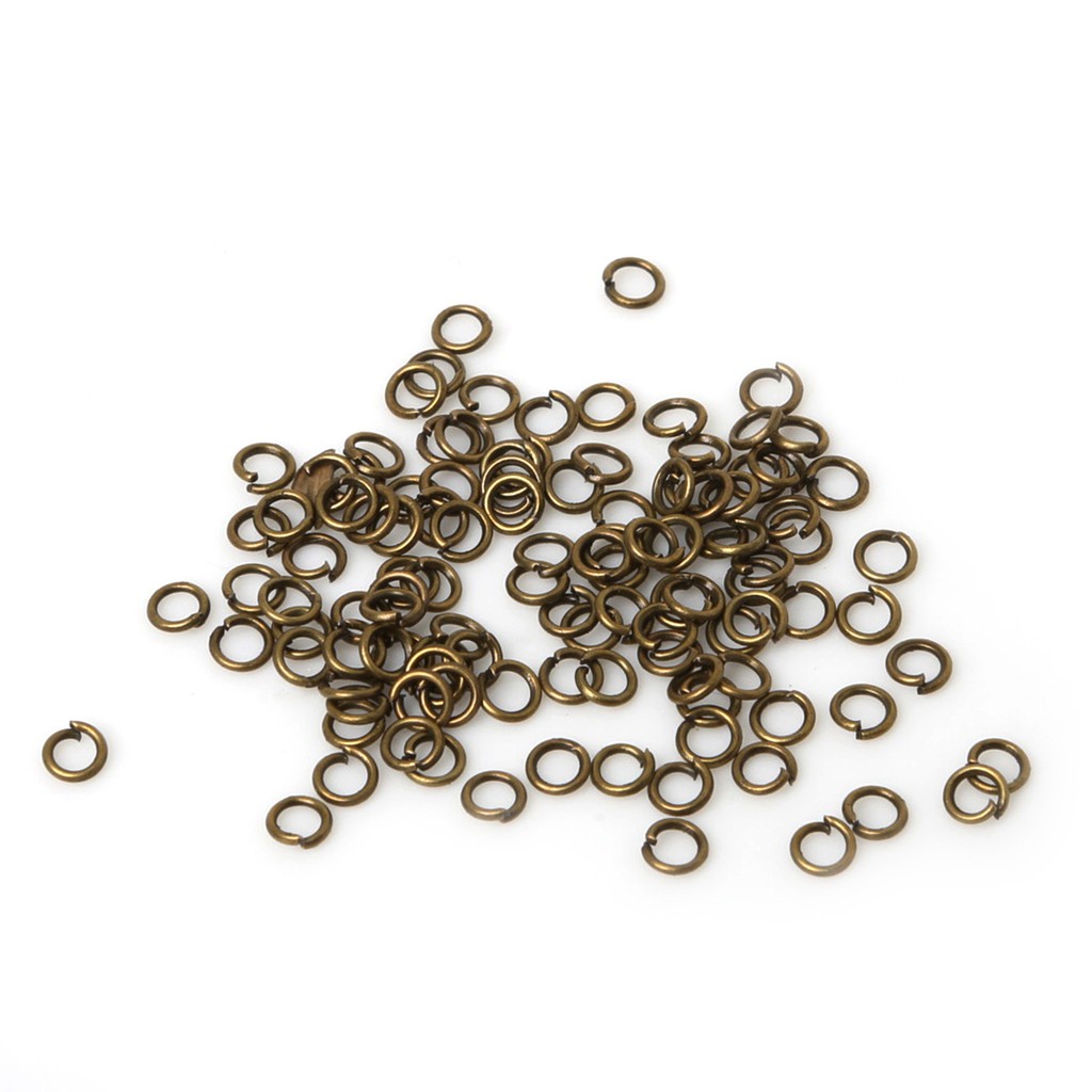 500pcs / Lot Cincin Terbuka Bahan Alloy Ukuran 0.5x3mm Untuk Perhiasan Diy