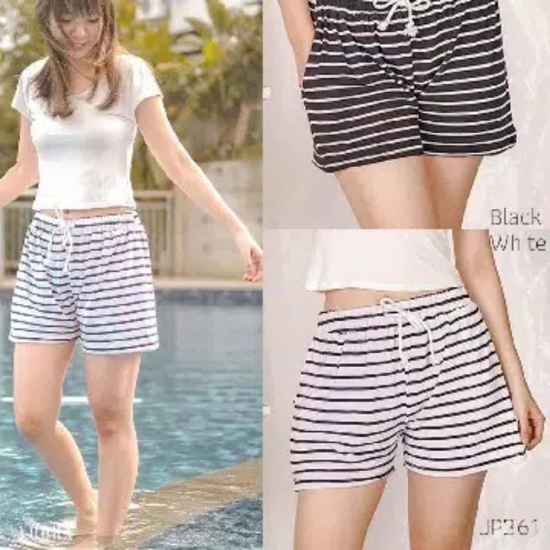 HOTPANTS CELANA PENDEK SALUR HOT PANTS WANITA