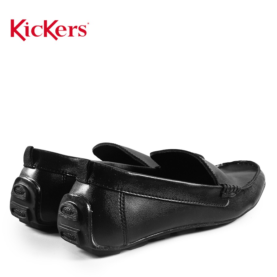 sepatu pria kickers oiero hitam slop mocasin santai original handmade