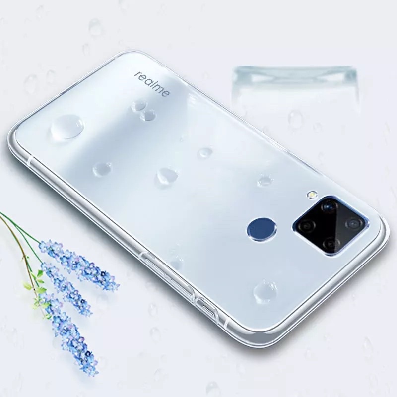 SOFTCASE TPU BENING REALME C30 C31 C35 C11 2021 C21Y C25Y C25 C25S C21 C20 C17 C15 C12 C11 C3 C2 C1 CLEAR CASE JELLY SILICON TRANSPARAN