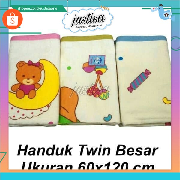 Promo !! SALE Handuk Bayi Twin Baby Besar- Handuk Mandi Bayi Murah