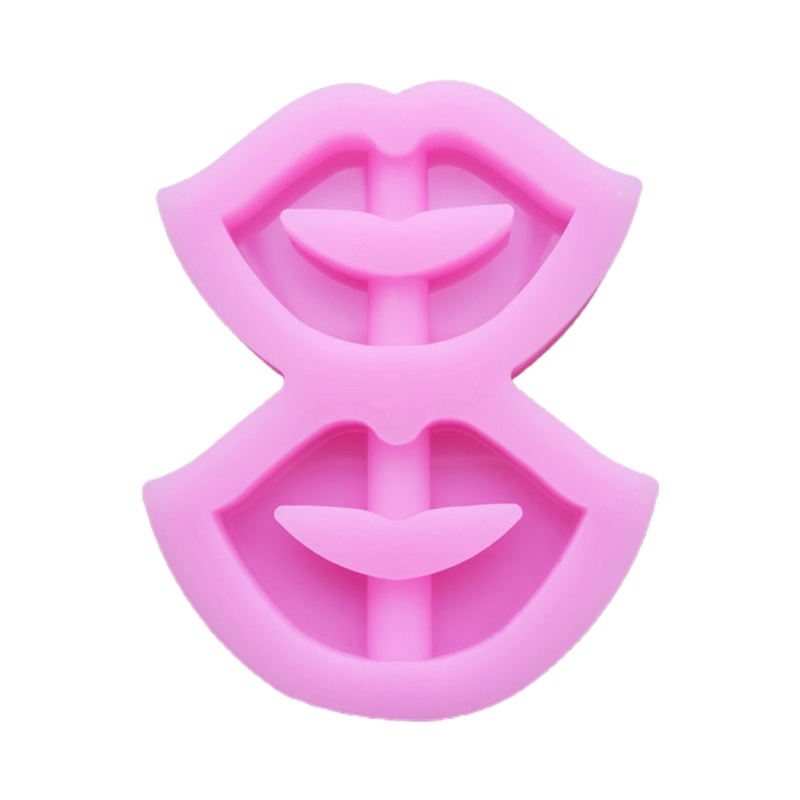 SIY  DIY  Lips Straws Topper Casting Silicone Mould Crafts Jewelry Making Tool Shiny Handmade Epoxy Resin Mold