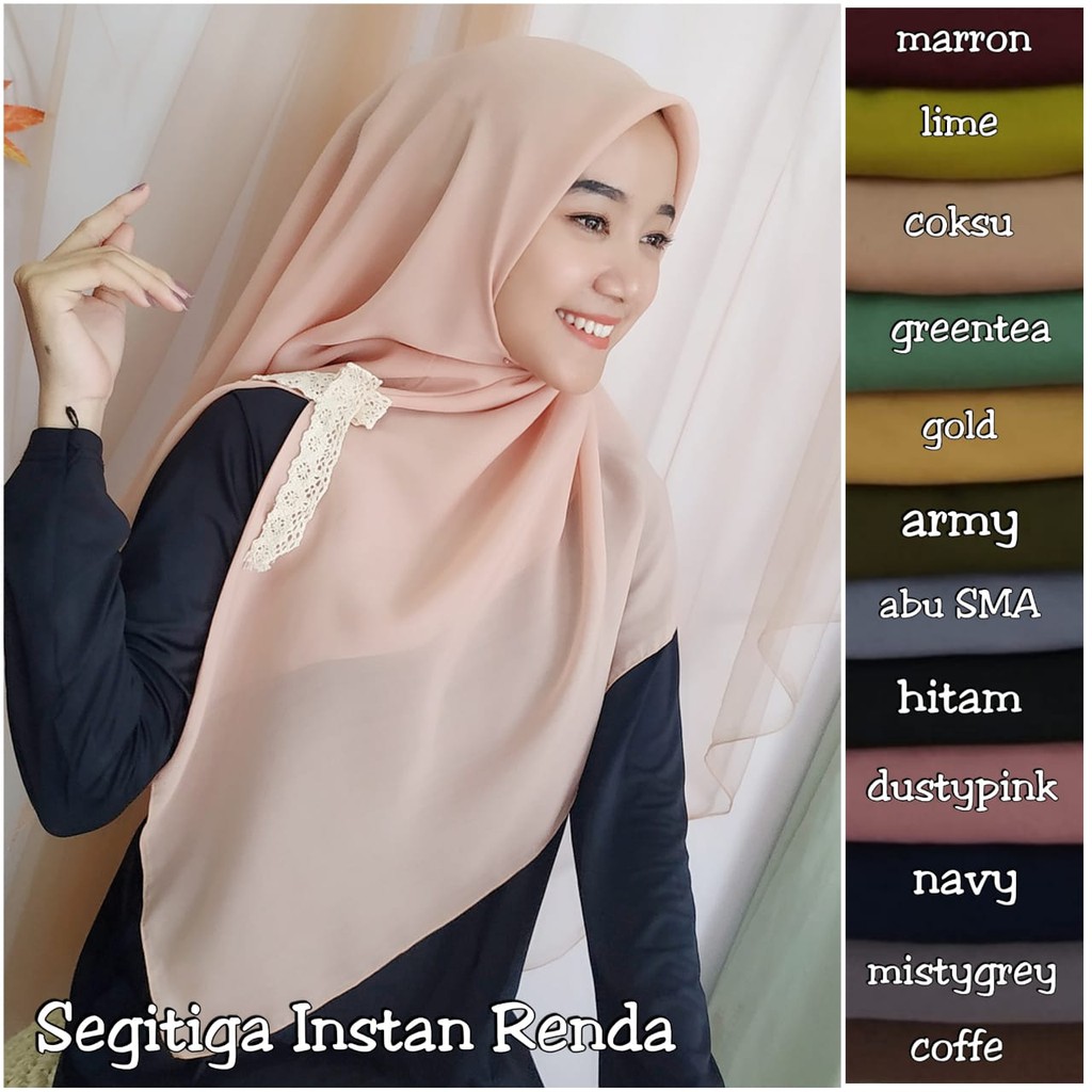 Jilbab Segitiga Instan Hijab Instan / Jilbab Grosir Termurah ...