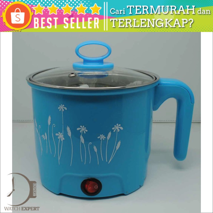 Panci Listrik Serbaguna Bahan Stainless Steel 1.6L 450W - Blue