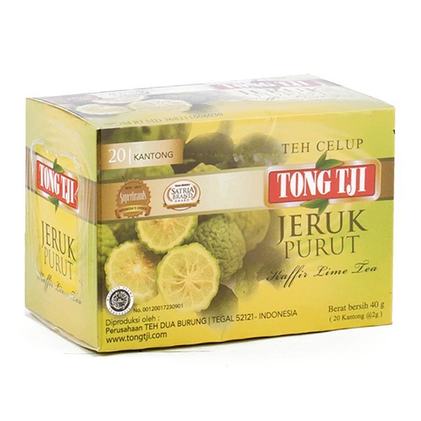 

TONG TJI Kaffir Lime Tea 40gr - Teh Rasa Jeruk Purut Kantong 20 x 2gr