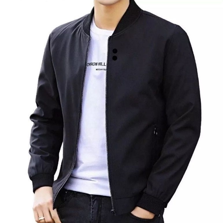 JAKET PRIA BAHAN POLYESTER IMPORT TASLAN PREMIUM