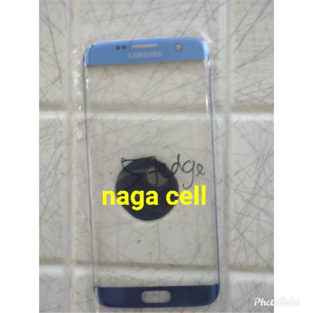 Kaca lcd pelindung lcd kaca touchscreen samsung S7 edge new