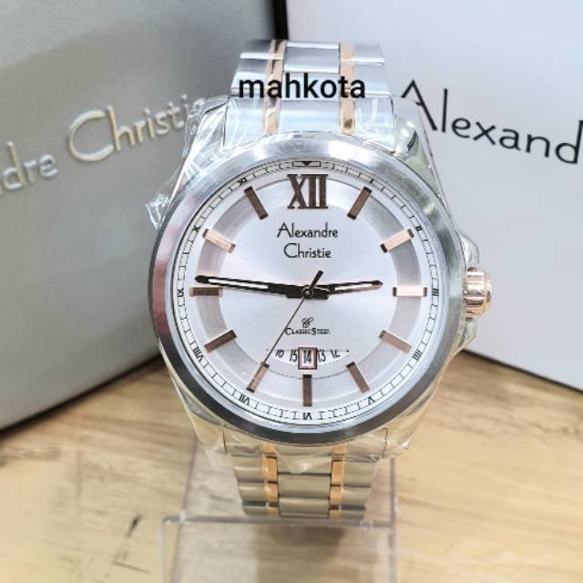 Jam tangan pria Alexandre Christie AC8473MD