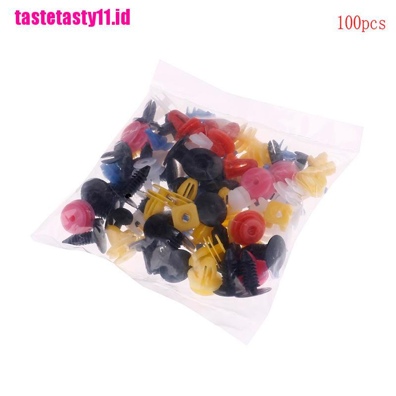 【TTID】500Pcs Mixed Auto Car Fastener Clip Bumper Fender Trim Plastic Rivet Door