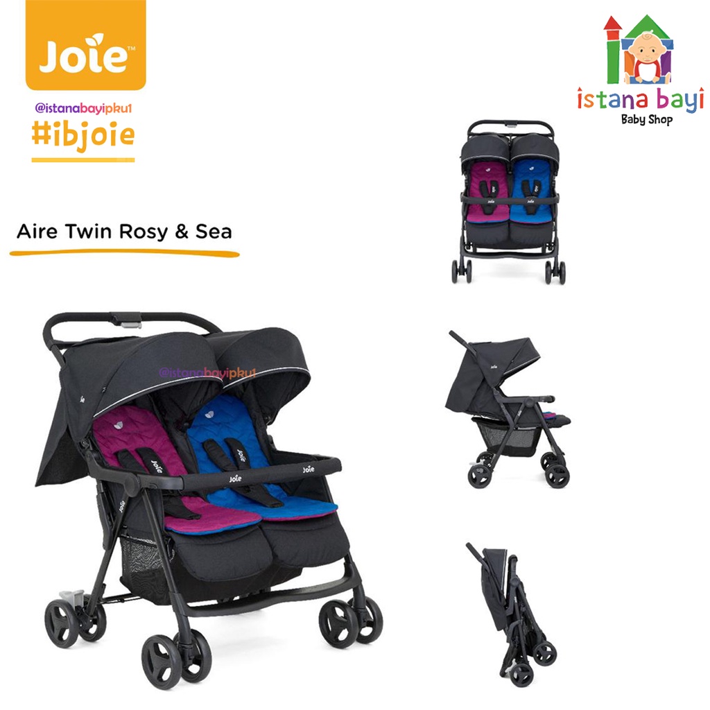 Joie Baby Stroller Aire Twin Rose &amp; Sea - Stroller Bayi / Kereta Dorong Bayi