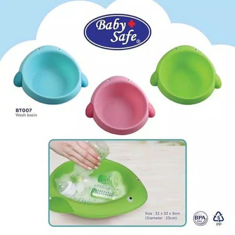 BabySafe safe Wash Basin BT 007 - Ember Cuci Botol Bayi