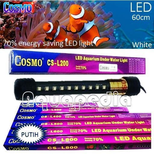 LAMPU LED COSMO CS-L600 60 CM AQUARIUM AQUASCAPE AKUARIUM CS L 600