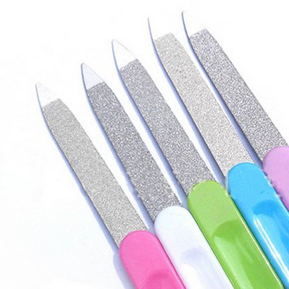 Alat Kikir Kuku Mini Bahan Stainless Steel Warna Warni Alat Kikir Kuku Mini Bahan Stainless Steel Warna Warni