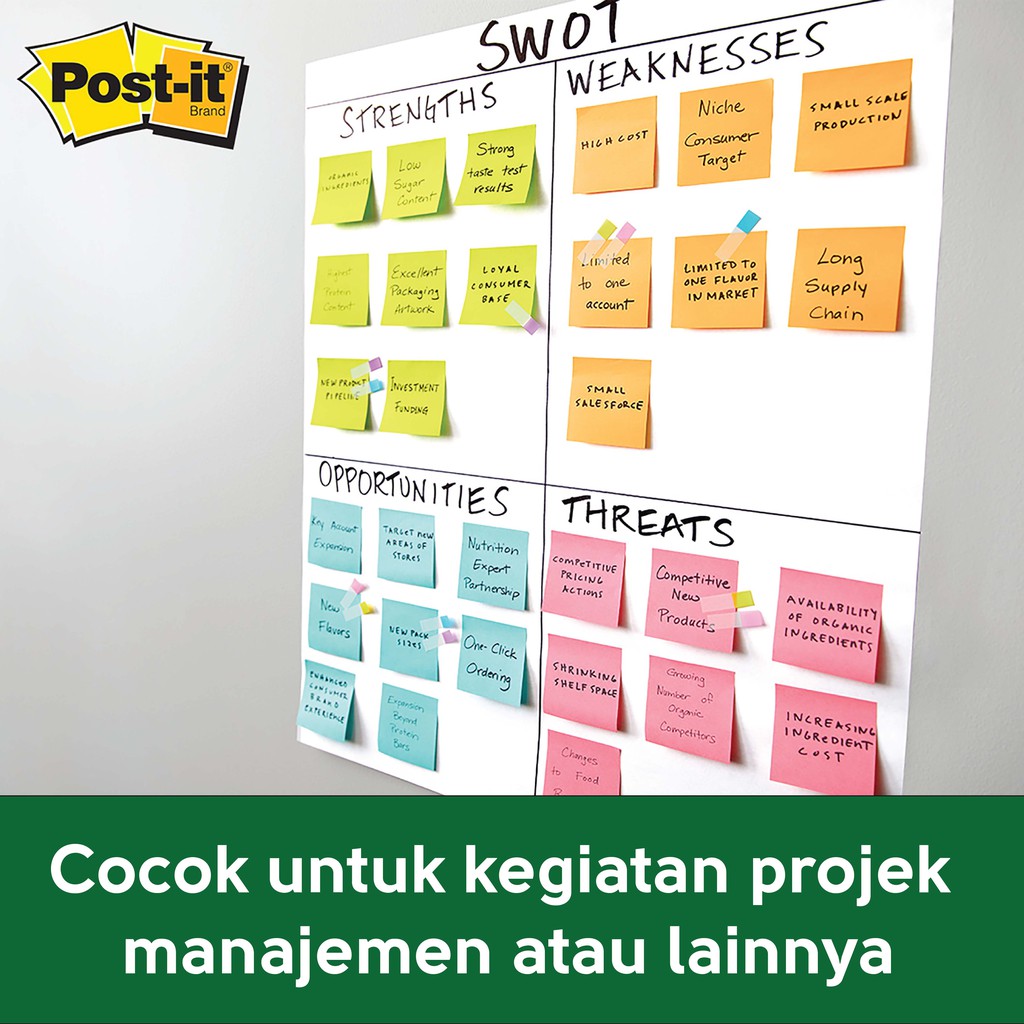 Post it sticky notes 3x3in Bali Collection-6