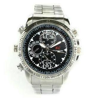 PROMO Spy Jam Tangan Stainless 8GB SPY CAMERA