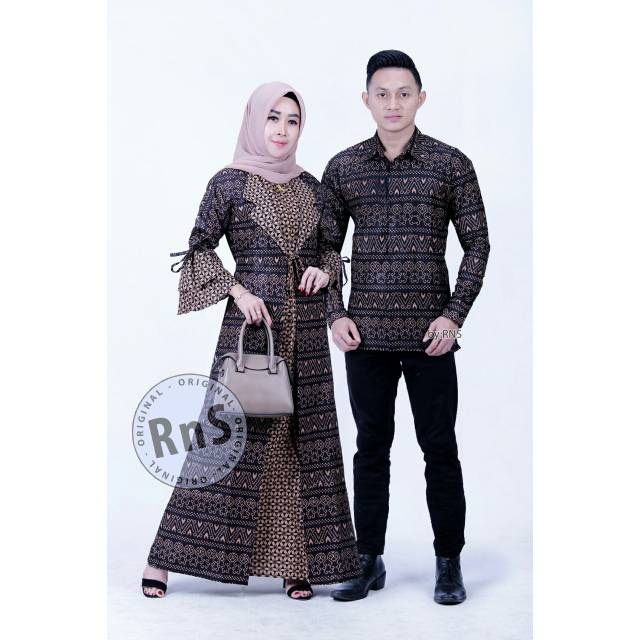 Couple gamis batik saribit rns051