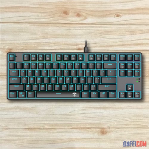 T-DAGGER KEYBOARD BORA T-TGK313 ICE BLUE Gaming Mechanical