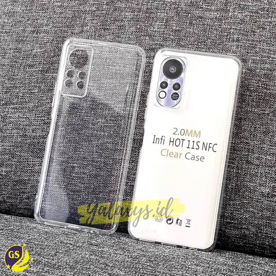 Infinix Note 11 Pro Note 10 Pro infinix Hot 11s NFC Hot 11 10 10s 9 8 Play Smart 6 5 Clear Case 2.0 mm Transparan TPU Softcase Casing