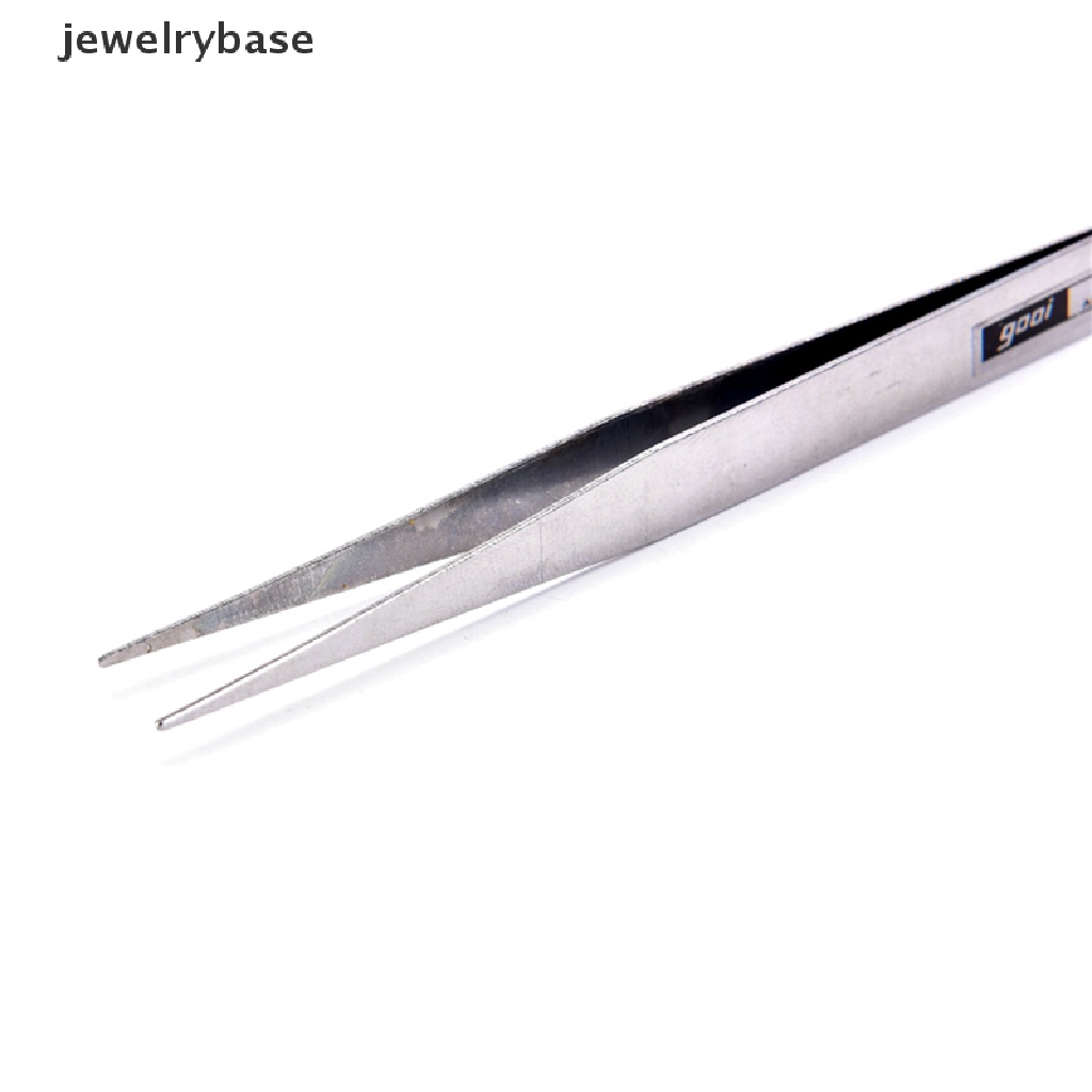 2pcs Pinset Bahan Stainless Steel Untuk Nail Art