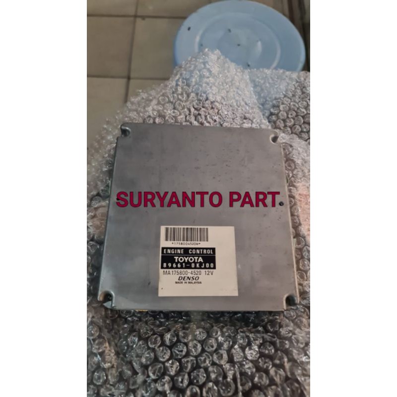 Ecu Komputer Kontrol Mesin 89661-0KJ00 Toyota Hilux 1KD Original