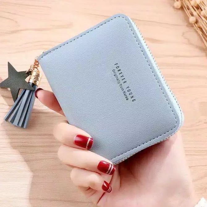 Medan Termurah KD46 Korean style Dompet reseleting trendy zahra wallet zipper mini import