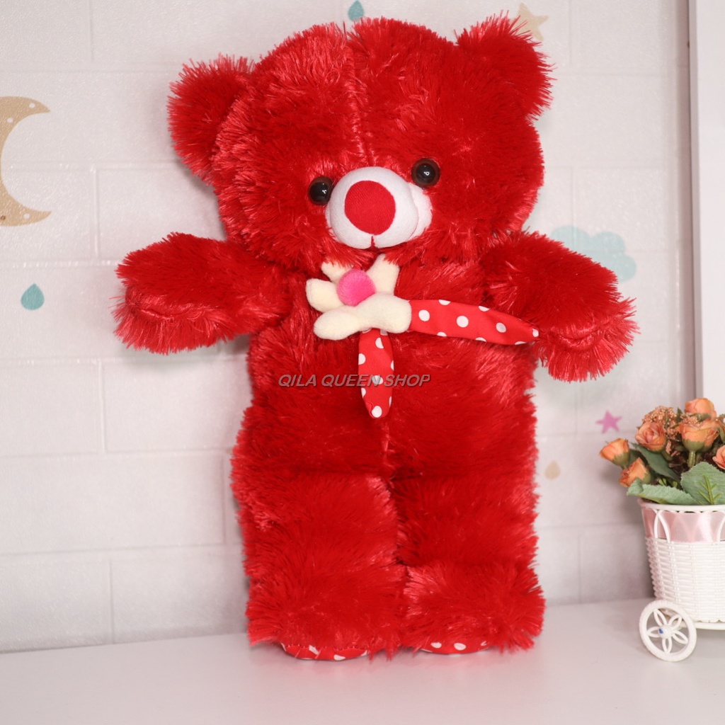 BONEKA TEDDY BEAR M  syal bunga TERLARIS BISA COD