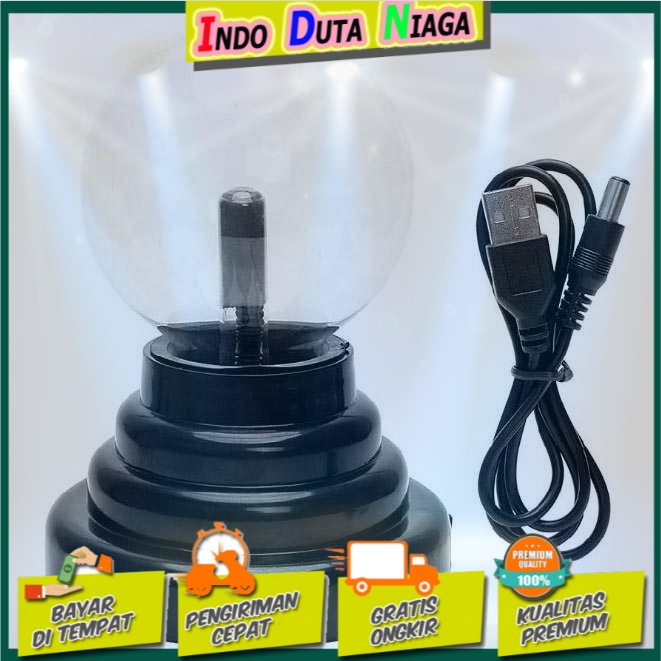 Pajangan Lampu Bola Kristal Plasma Light Sphere - ZC211700