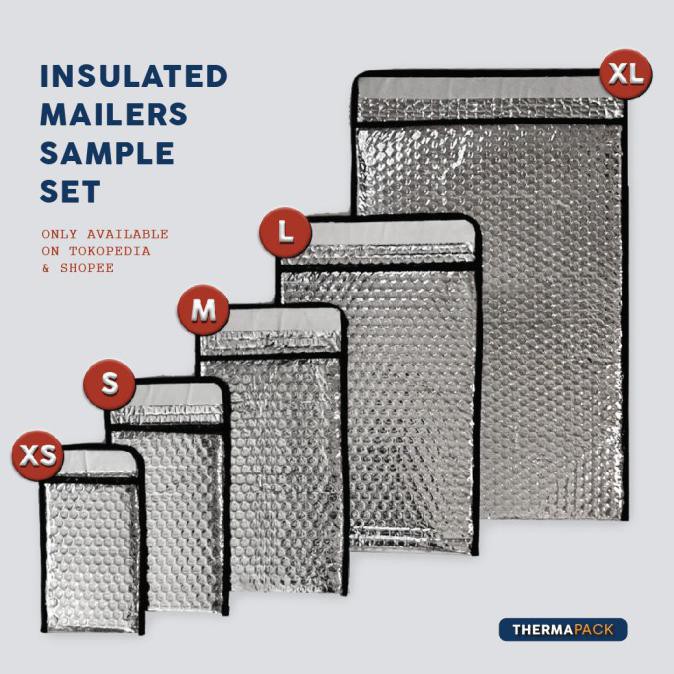 

Best Produk] Thermapack Insulated Mailers Sample | Aluminium Amplop Mailer - 5 Pcs