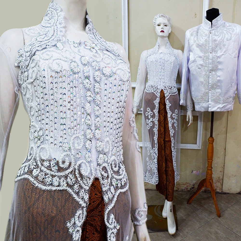 SEPASANG KEBAYA AKAD / KEBAYA AKAD SEMATA KAKI / KEBAYA AKAD NIKAH MODERN TERMURAH