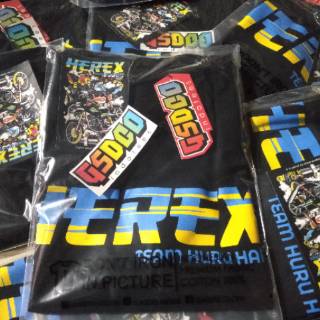 PROMO KAOS HEREX  HURU HARA TIGER MEGAPRO CB GL MAX 