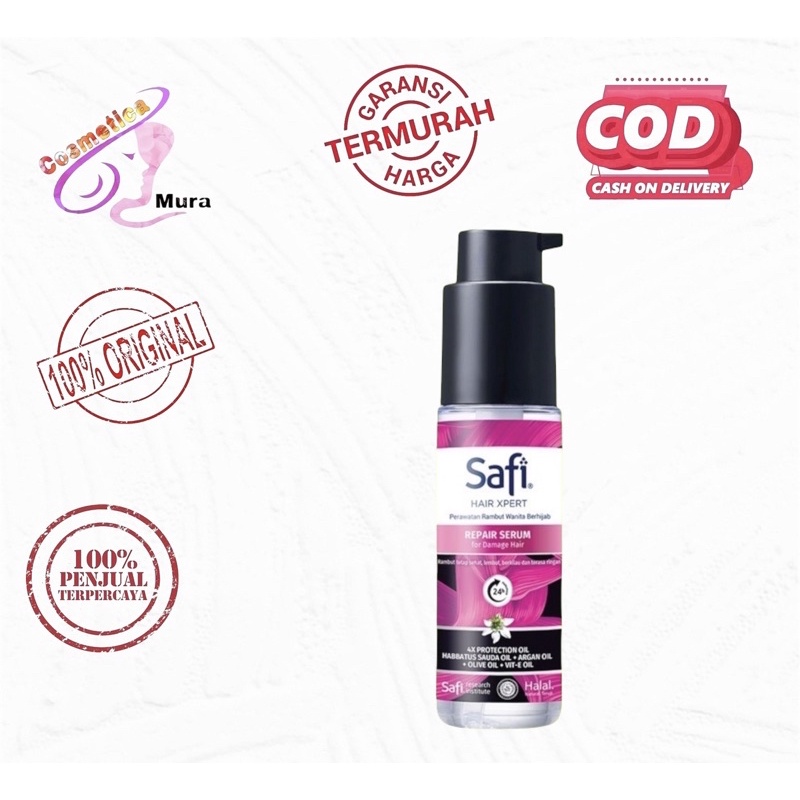 PROMO SALE // safi hair xpert repair serum for damage hair - serum rambut safi untuk rambut rusak