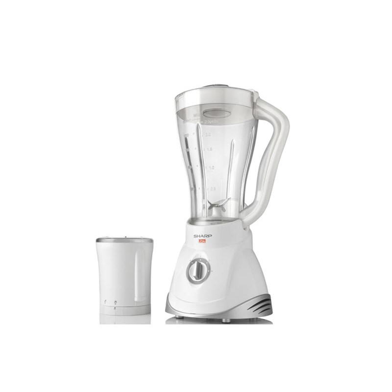 SHARP EM 125 L (W) Libre Blender + penggiling 400 W 1500ml 1,5L pisau stainless steel 2 kecepatan