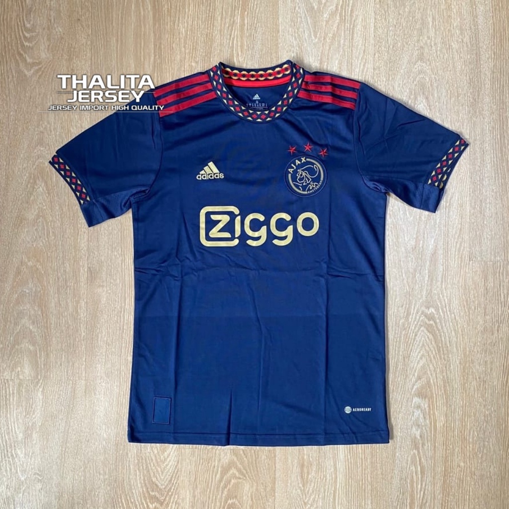 Jersey Baju Sepak Bola AJAX Away 2022/2023 Grade Ori
