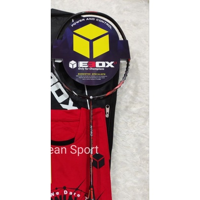 RAKET BADMINTON EBOX NITRO 28W ORIGINAL 100% FULL SET