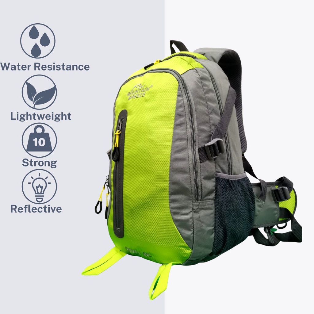 HIGHLAND tas ransel tas pria backpack tas sekolah tas kuliah tas punggung ransel laptop ransel gunung mountain breeze 18inch GENALI ransel gunung 30L ransel sekolah ransel higking ransel seepeda ransel running ransel gunung murah