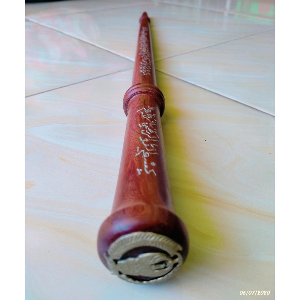 tongkat komando kayu nagasari ukir asmak