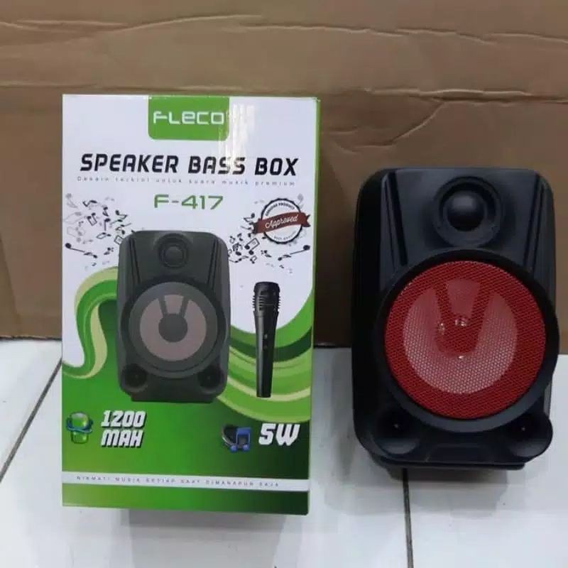 speaker bluetooth fleco f416/f417 speaker portable fleco f 416/f 417 free mic/speaker multimedia