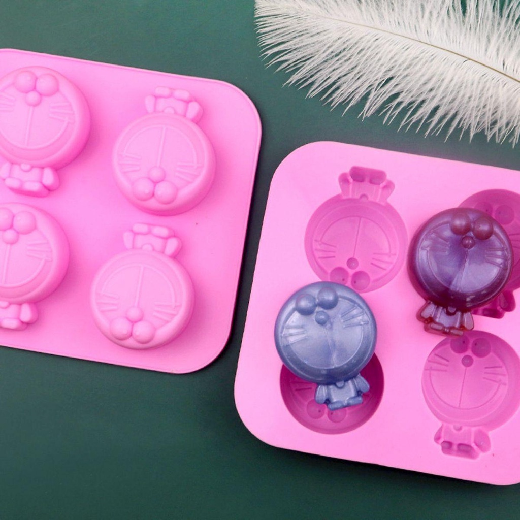 [Elegan] Cetakan Kue Dapur Handmade 3D DIY Silikon Kartun Sugarcraft