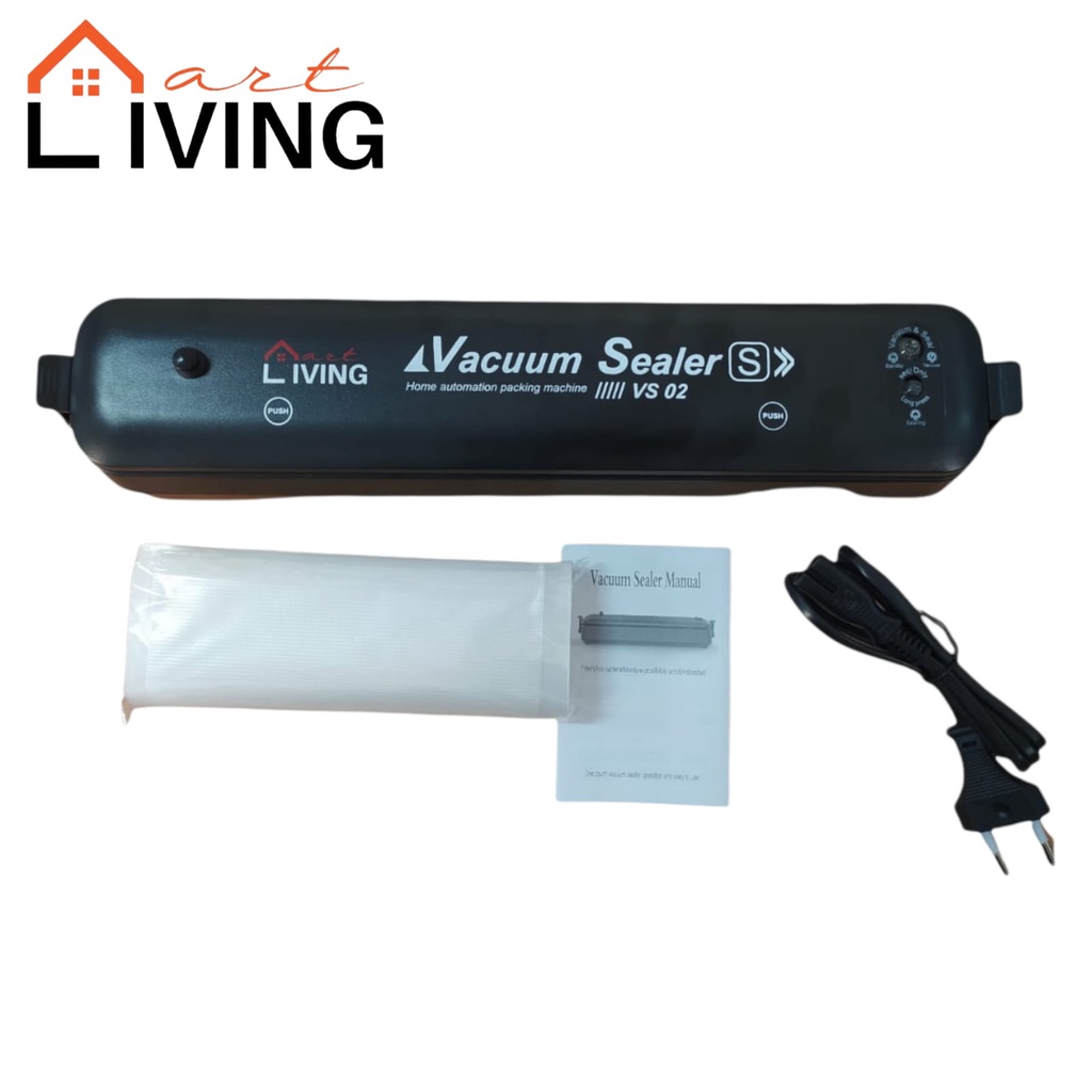 Living Mart Vacum Sealer VS 02 - Black B19012hitam