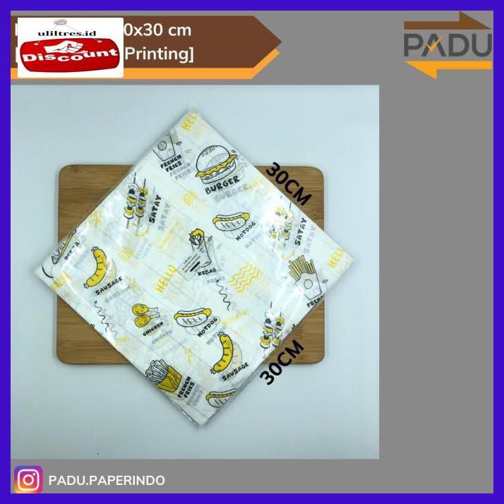 

Y88Rgw- Kertas Nasi Laminasi (30X30 Cm) - Motif Printing - Anti Lengket - Newspaper 5Edr7R7-