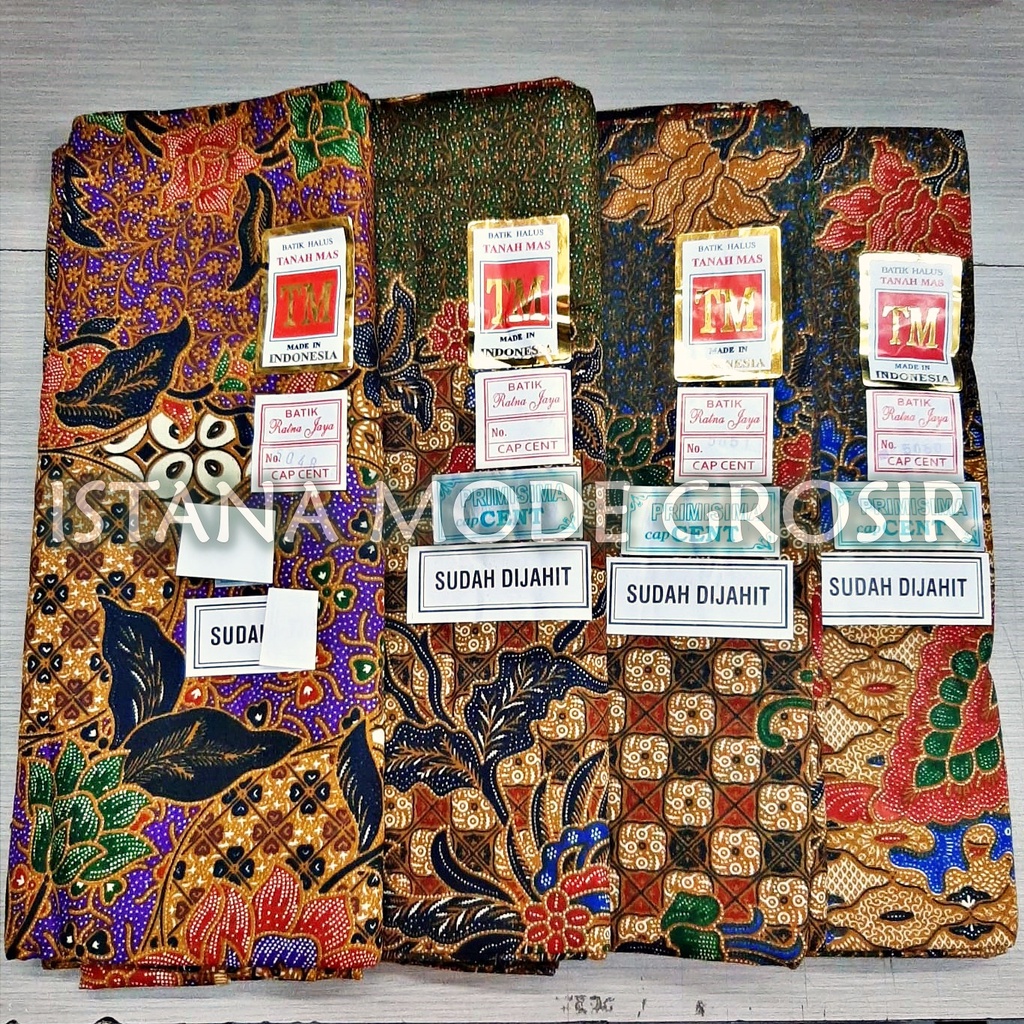 SARUNG BATIK WANITA IBU KATUN TM TANAH MAS JARIK SARUNG WANITA ORIGINAL GROSIR