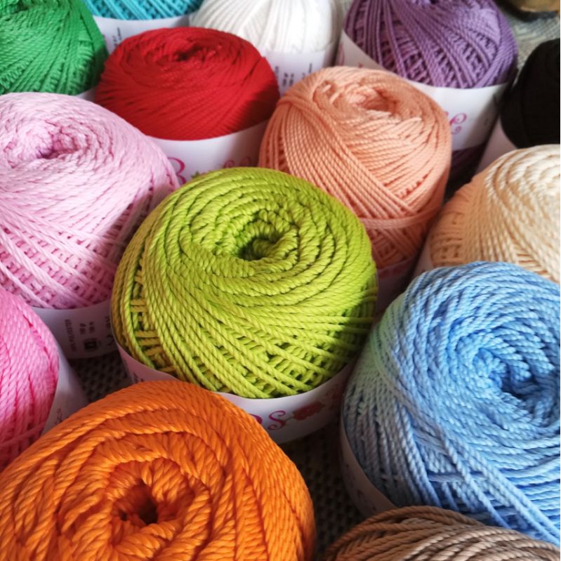 Benang Rajut Polyester Poly Rose Doff