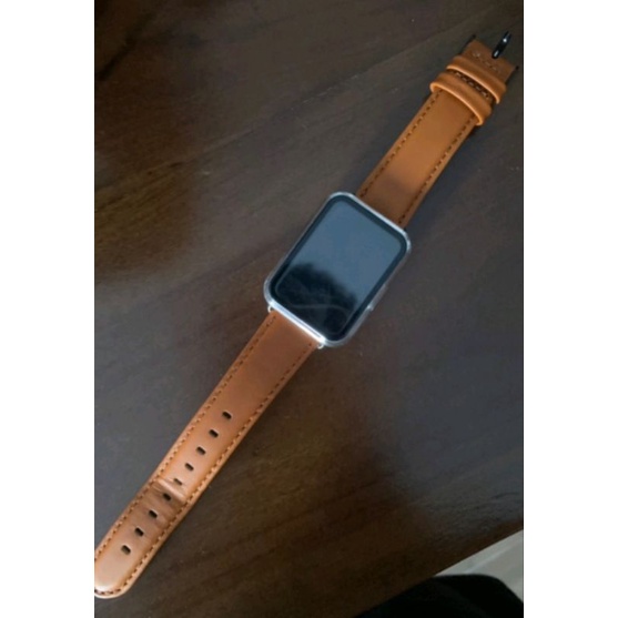 Strap Huawei Watch Fit 2 Classic - Tali Jam 20mm Kulit Genuine Leather