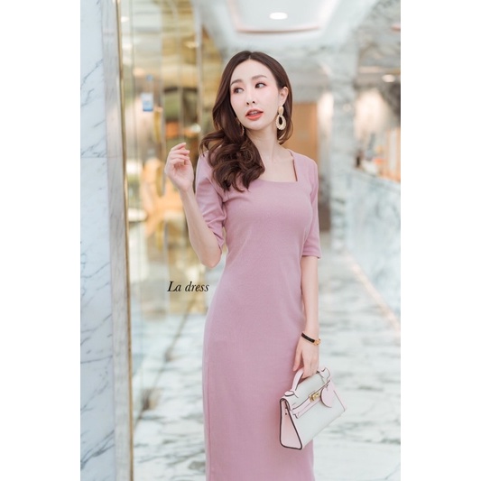 DRESS MODEL KOTAK LENGAN SESIKU LA DRESS BANGKOK (DRLD280)