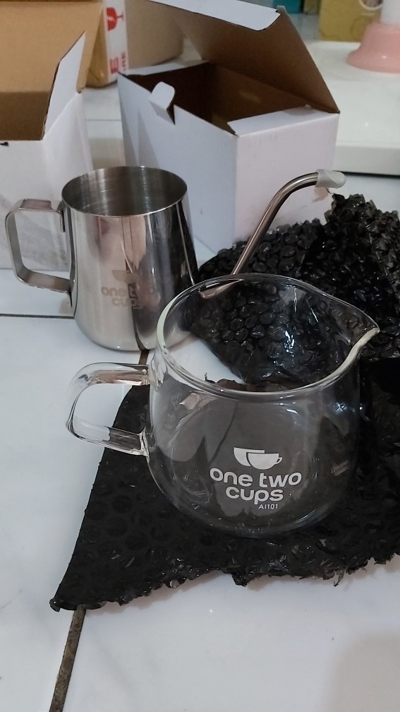 Teko Leher Angsa Gooseneck Pour Over Stainless Tebal 350ml